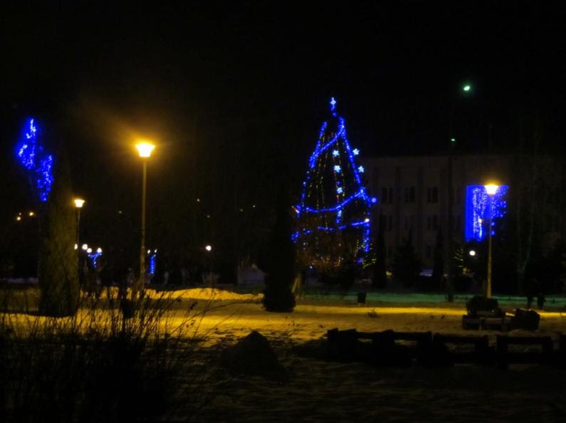 Netishyn winter night 2