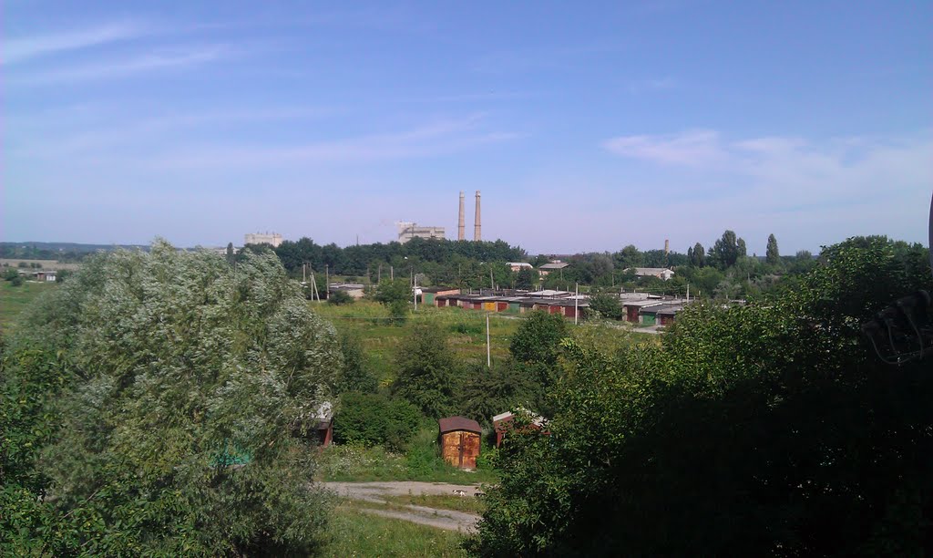 Вид из окна на ВОК