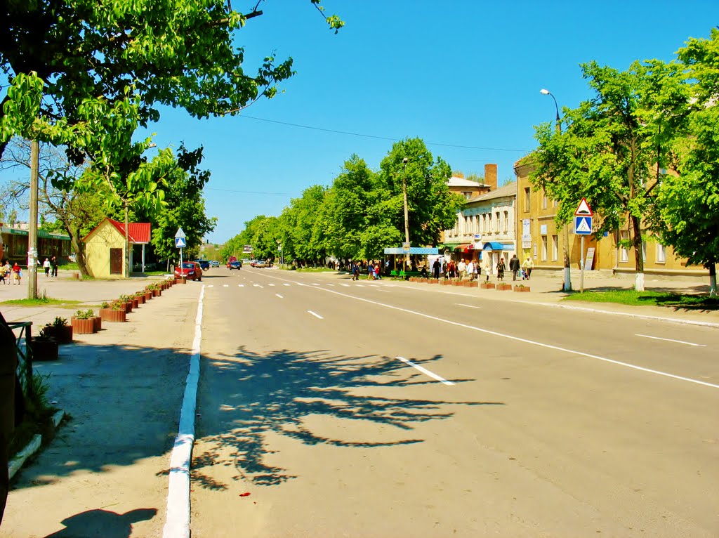 09.05.2008  10:36  Вид на прос.Т.Г.Шевченко. Дом культуры.