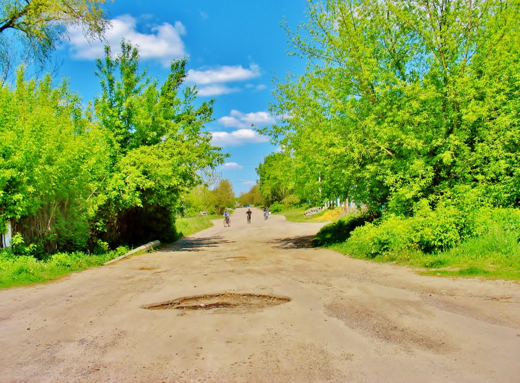 09.05.2008  12:48  Улица Кирова после левадовского ручья.