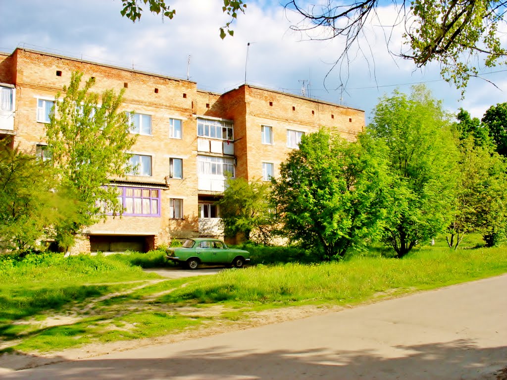 09.05.2008  16:09  Улица Кирова. Кирпичная трехэтажка.