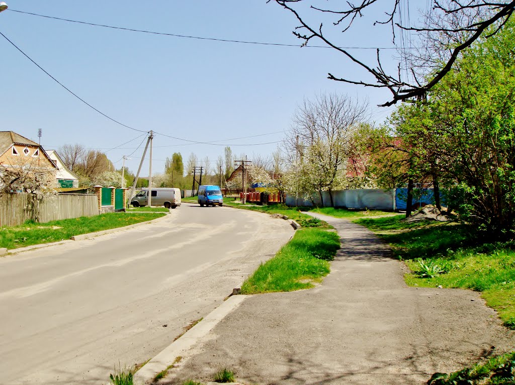 26.04.2012 12:21  Вид на улицу Карла Маркса в направлении улиц Макаренко и Черняховского.