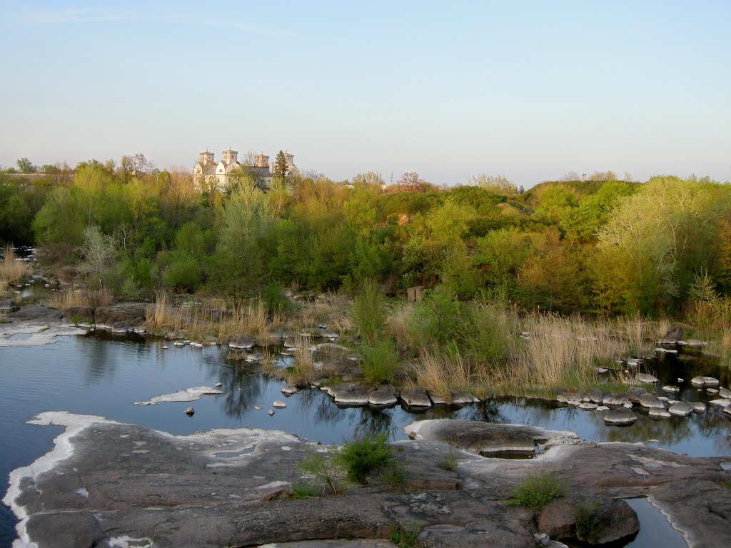 р.Рось в Корсунь-Шевченковском. Вид на усадьбу Лопухиных /The river Ros in Korsun-Shevchenkovsky