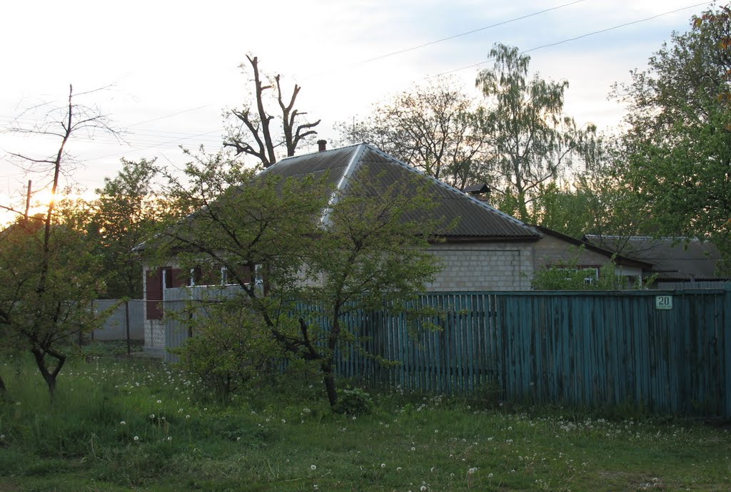 Parents house of childhood. Smela. Chkalov str. May of 2009