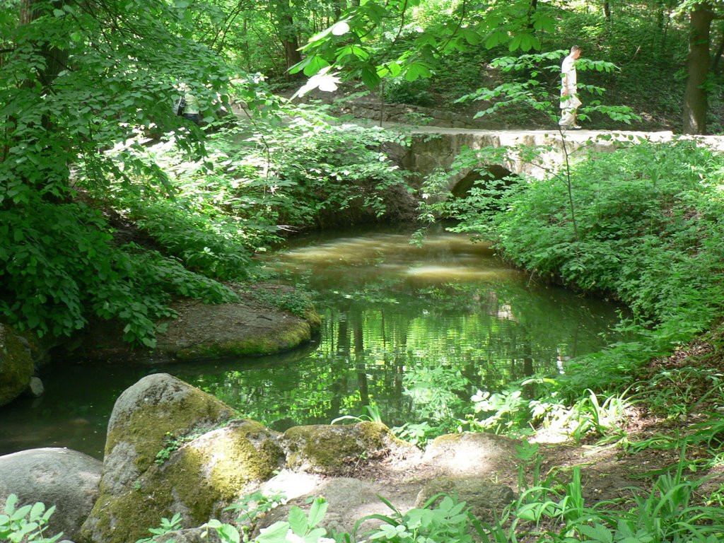 Stones valley in Sofievskiy park