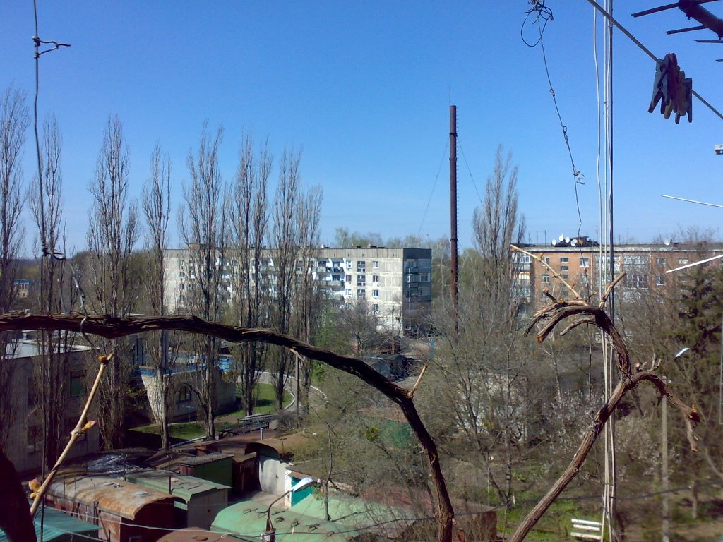 Вид з пятого поверху, вул. Калініна