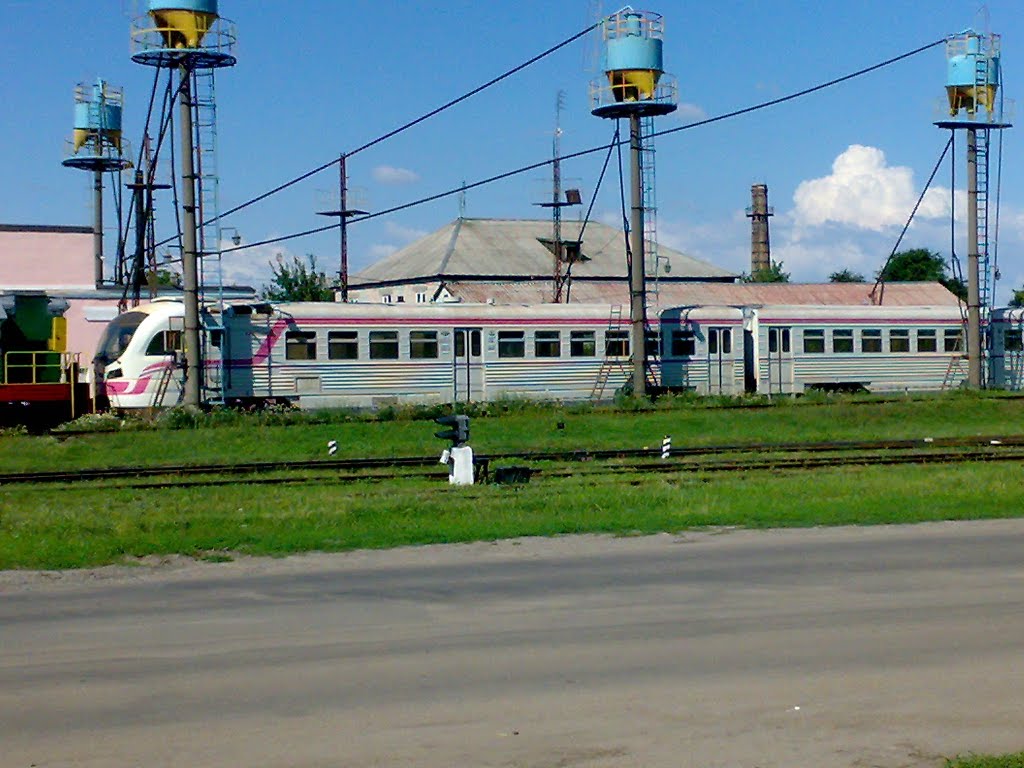 На заправці