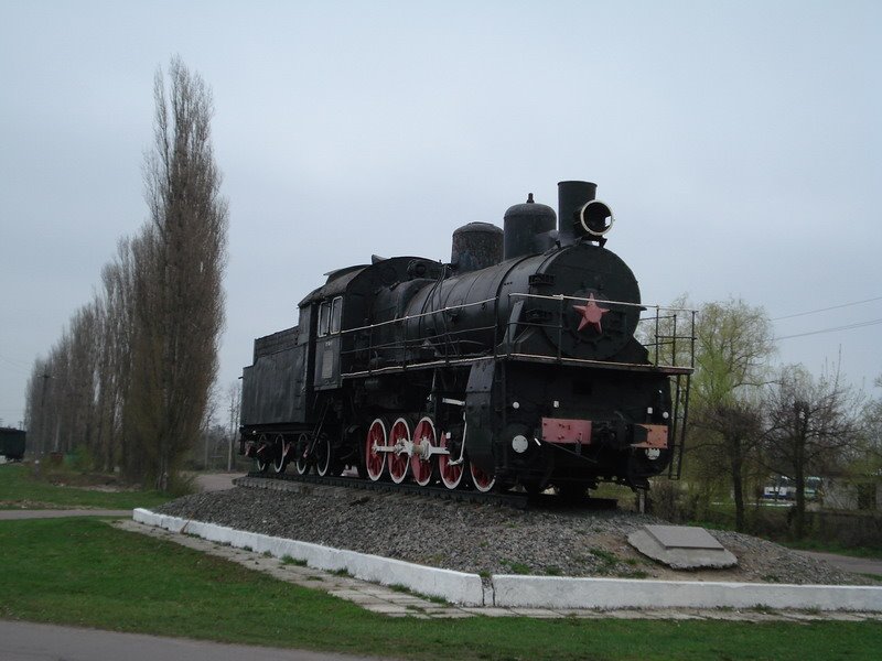 ст.Бахмач,паровоз