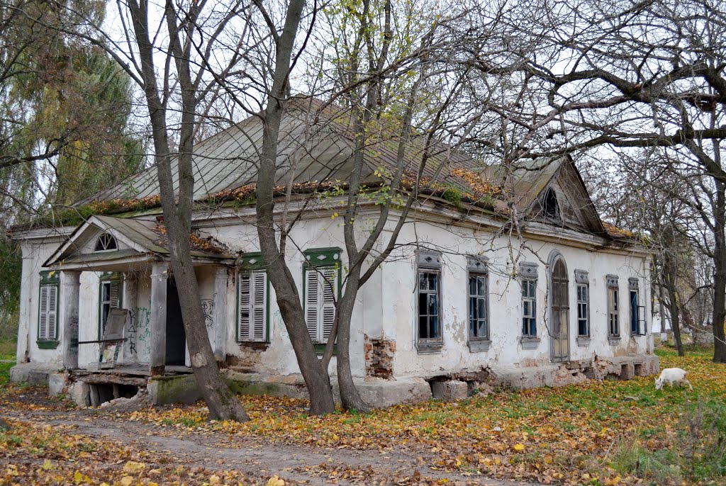 Козелец. Усадьба Дараганов в Покорщине. Усадебный дом II пол. 18 в. / Farmstead house of the second half  18 cen.