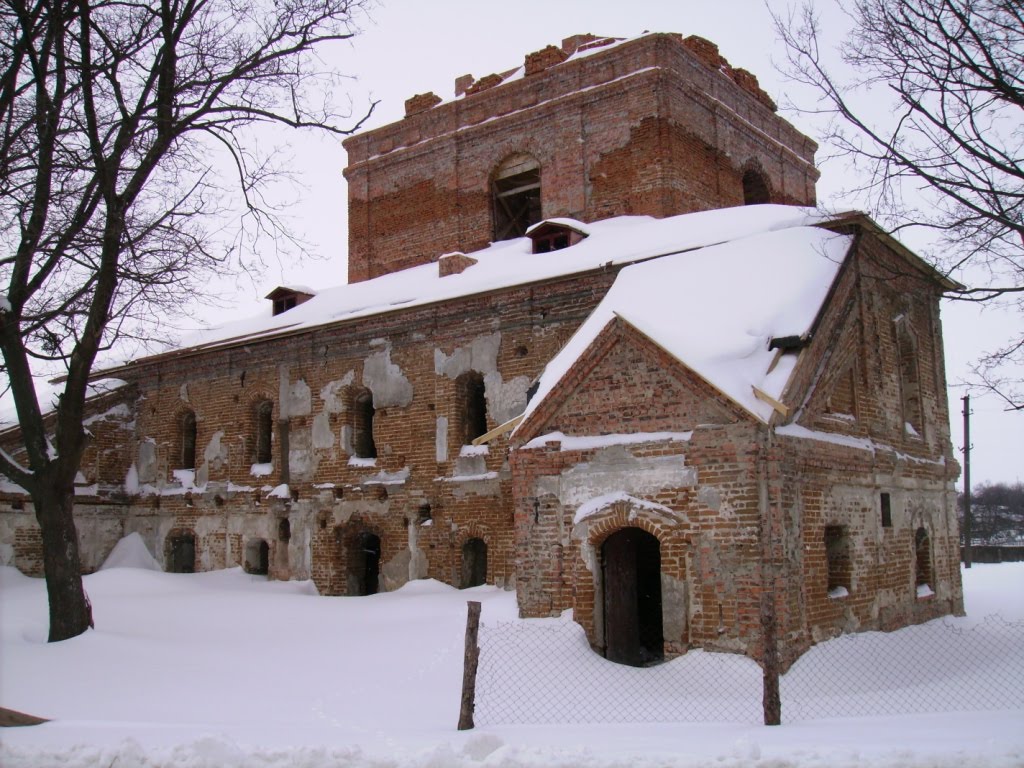 п. Короп. Ильинская церковь-крепость.