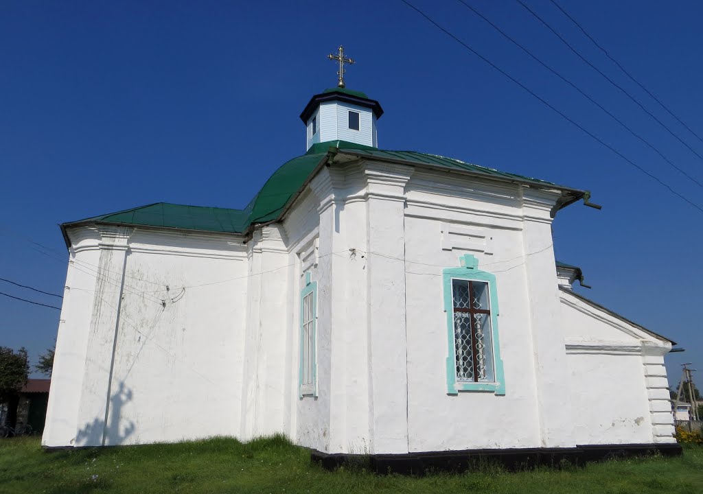 Куликівка Чернігівської області. Архангело-Михайлівська церква 1781-го - 1797-го років, перебудована 1889-го року./ Kulykivka, Chernihiv region. Holy Archangel Michael church (1781 – 1797), rebuilt in 1889.