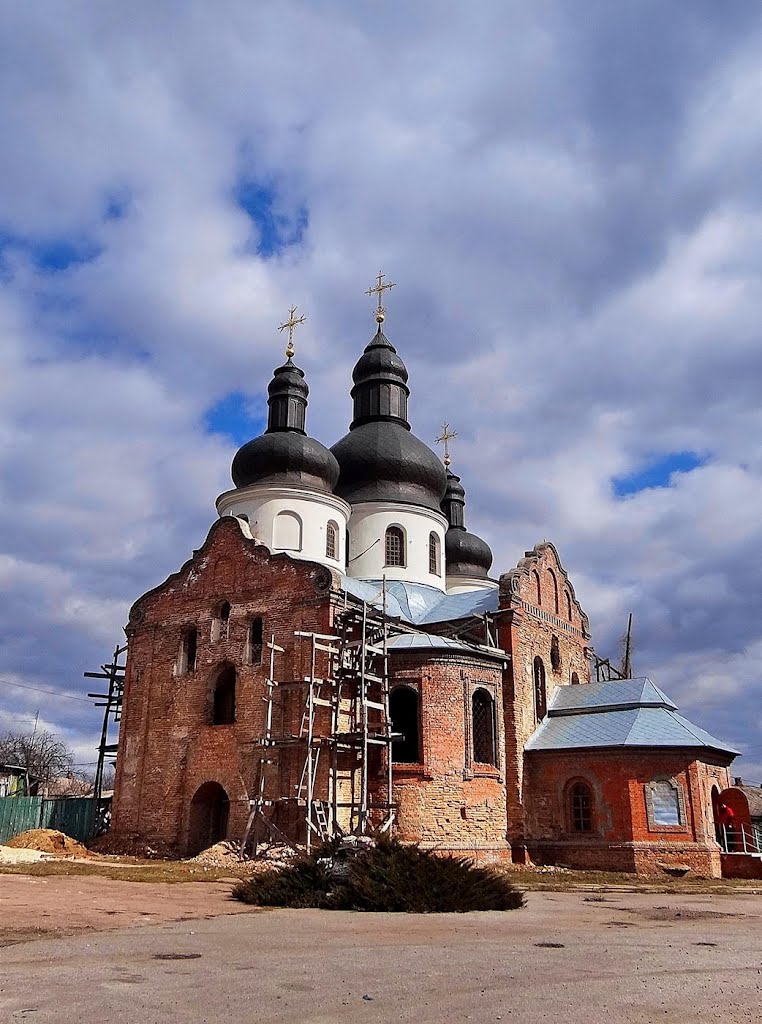 Ніжин - Спаська церква, Nizhyn - Church of the Savior, Нежын - Спасская церковь, 1757
