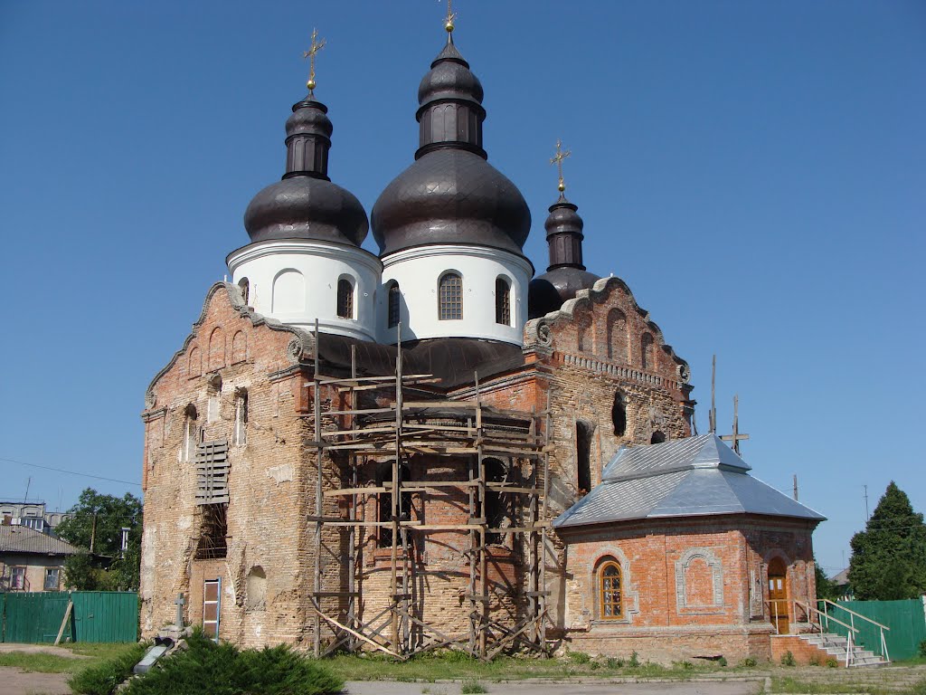 Нежин. Спасо-Преображенская церковь. 1757г. Шедевр украинского барокко. Реставрация.