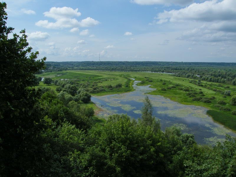 Вид з північної вежі монастиря