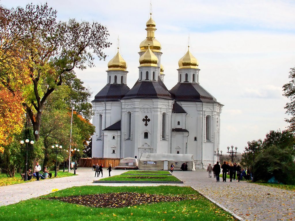 Chernihiv - Catherins church, Чернігів - Катерининська церква, Черенигов - Екатерининская церковь(1715)
