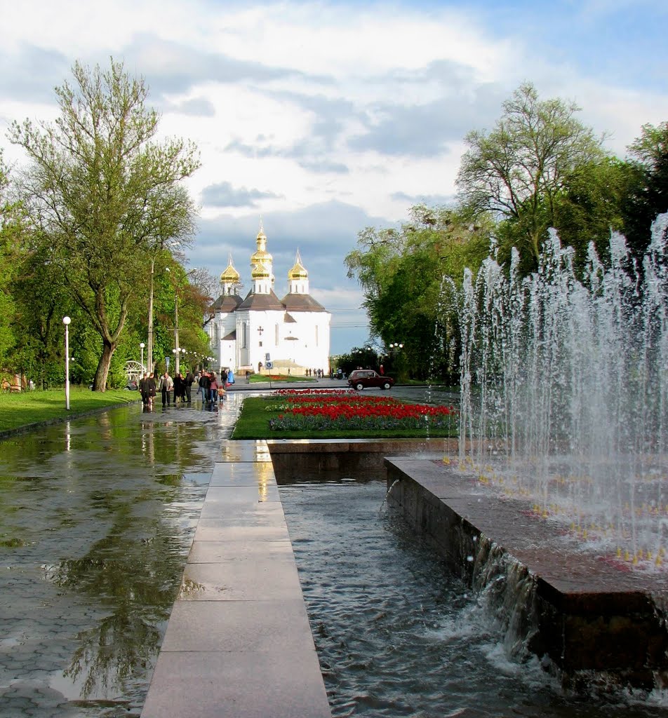 Чернигов. Аллея Героев.
