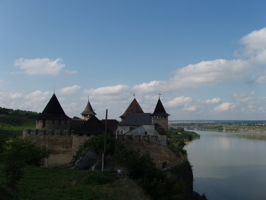 Khotyn - View on river Dnister & Castle