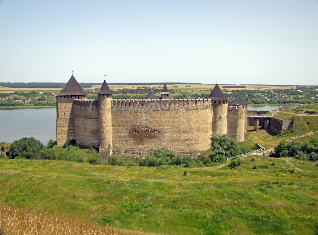 Khotyn. Castle / Хотин. Крепость. Вид с бастиона.