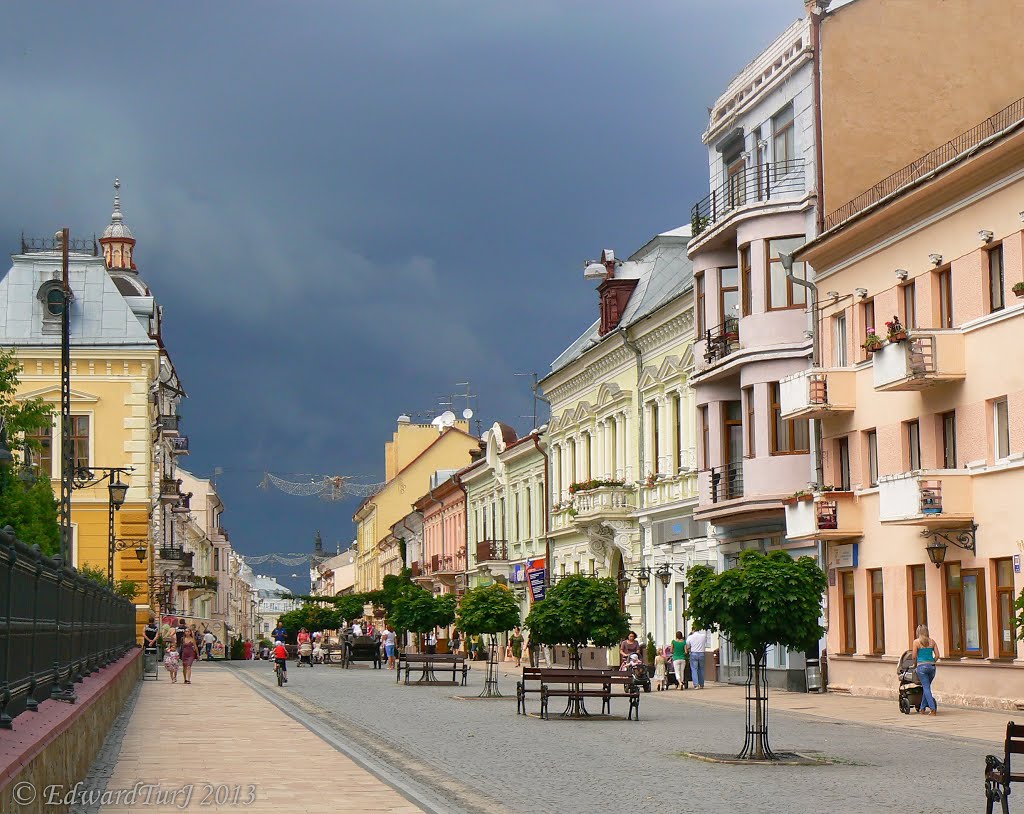 Kobylianska street. Former Herrengasse