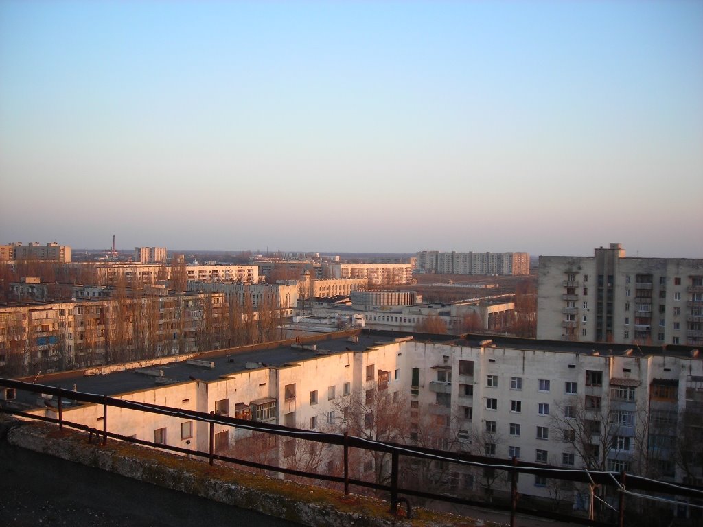 вид на южную часть города