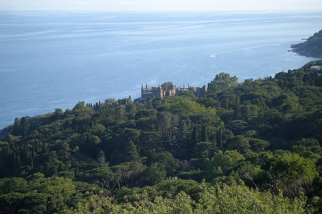Алупка. воронцовский дворец, строился с 1830 по 1848.