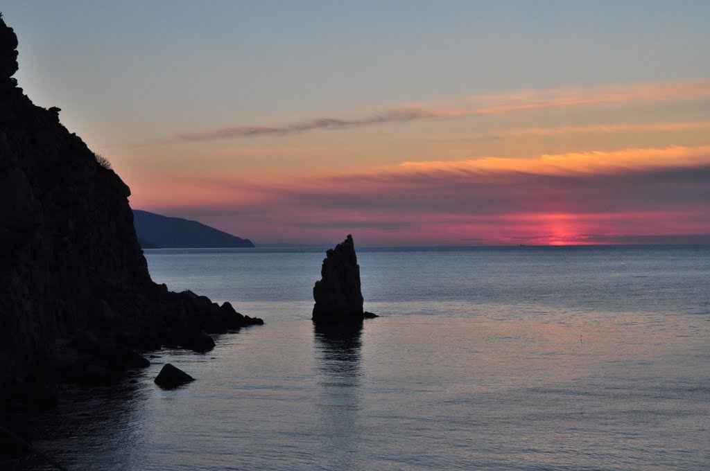 Sail Rock at sunrise