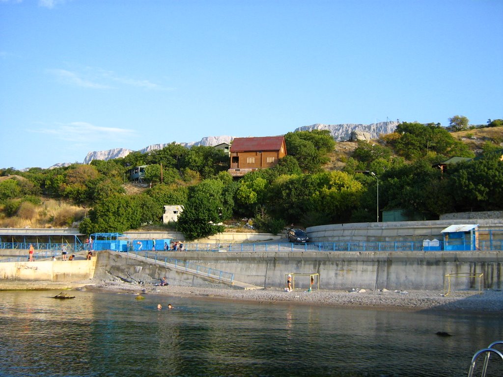 Пляж в Понизовке