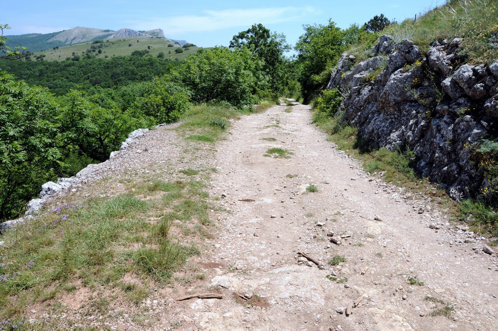 Via militaris (Roman military road) for the pass Shaitan Merdven