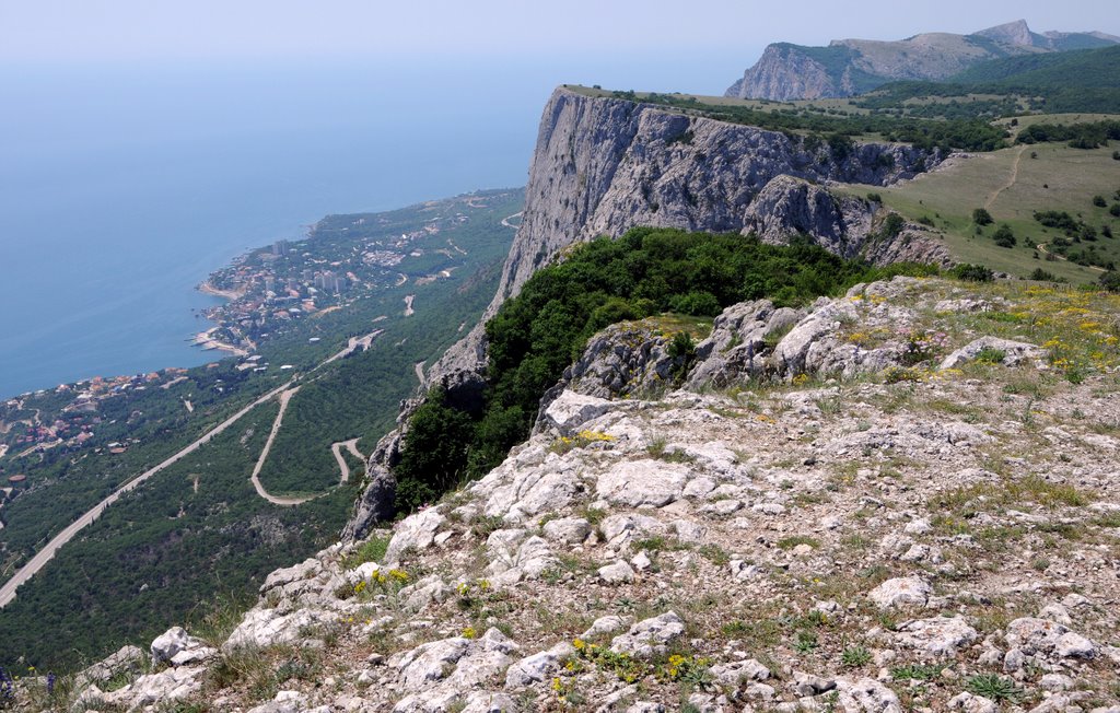 Castropol Escarp, view to Foros