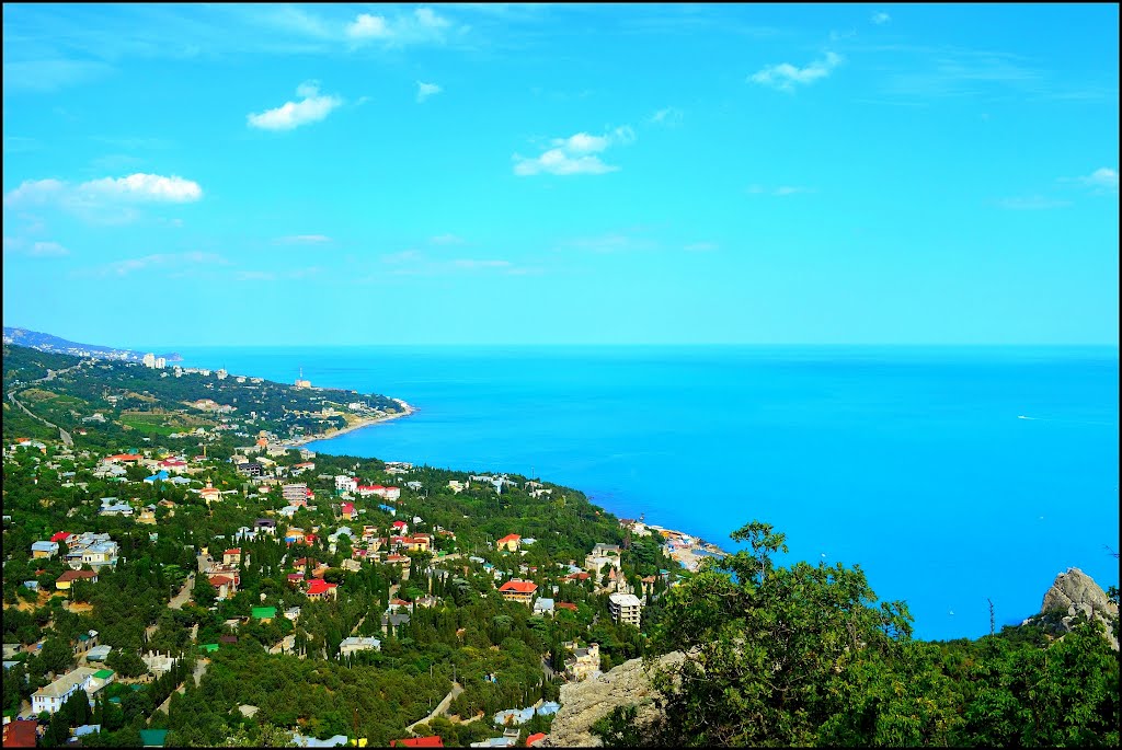 Simeiz from mt. Cat.