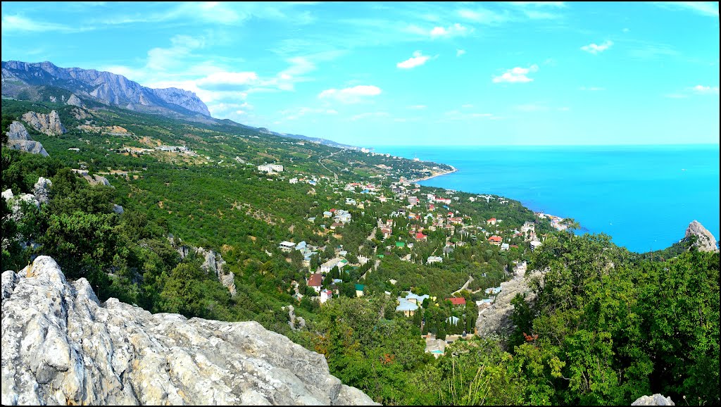 Simeiz from mt. Cat