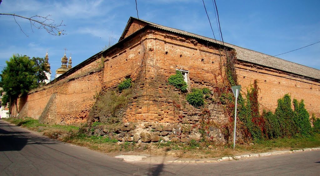 Вінниця - мури домініканського монастиря, walls