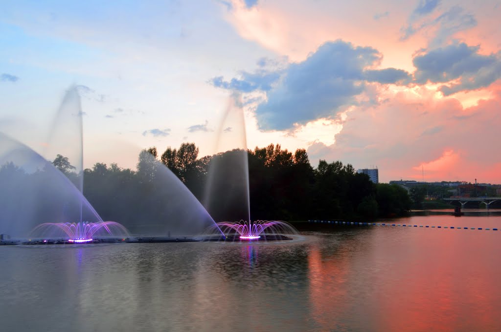 ROSHEN FOUNTAIN 1. Magic Flowers on the water.