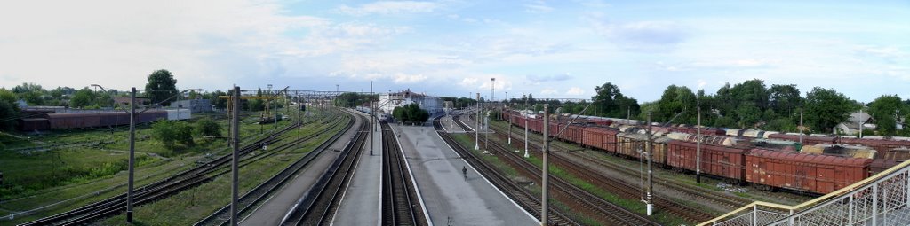 г.Казатин На распутье дорог (панорама ж/д вокзала)