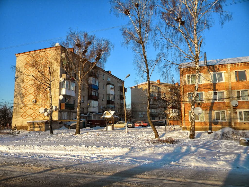 Многоэтажки Зимой 2014