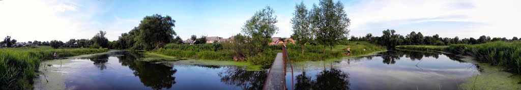 Панорама на железном мостике