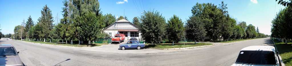Панорама возле пожарной части