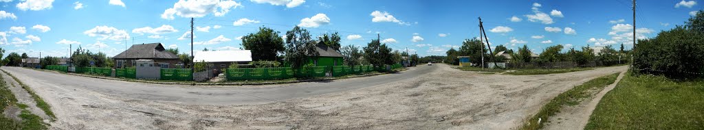 Панорама на перекрёстке