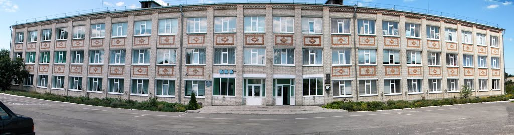 Панорама здания школы