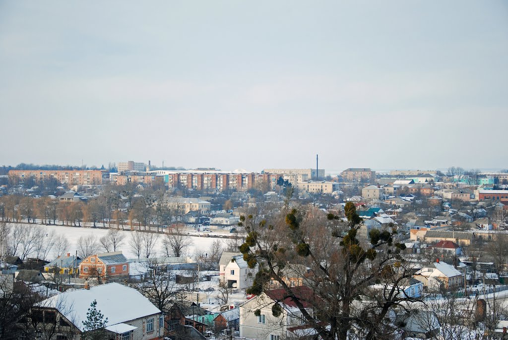 Вид на юго-западную часть города.