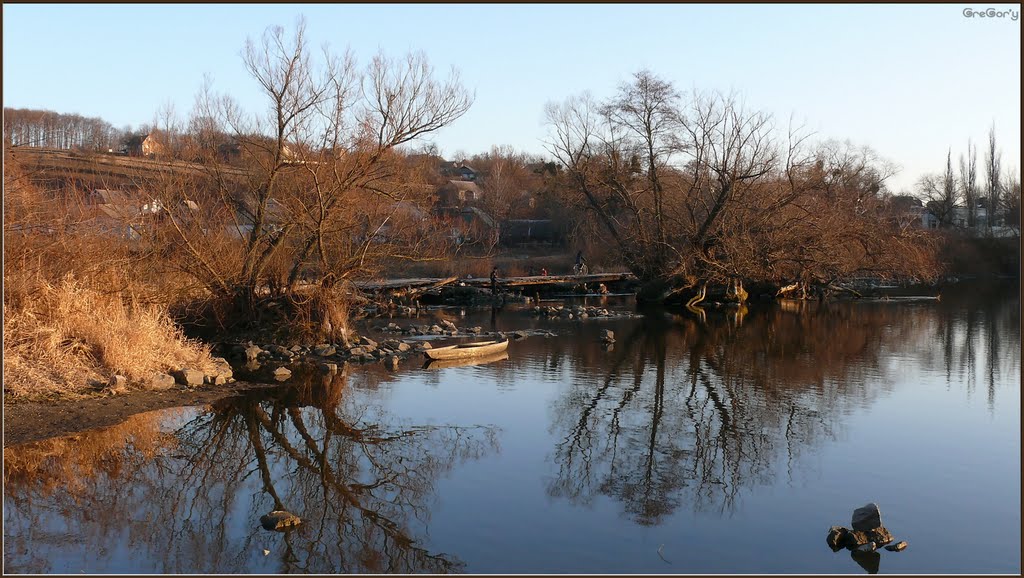р.Південний Буг біля смт Тиврів / r.Southern Buh near the town Tyvriv 2011:12:11 16:18:35 Поділля / Podillya