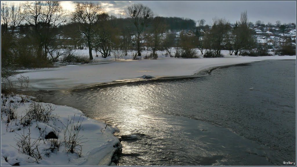 р.Південний Буг біля смт Тиврів / r.Southern Buh near the town Tyvriv 02.01.2011 14:02:22 Поділля / Podillya