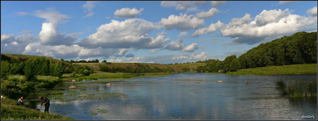 р.Південний Буг біля смт Тиврів / r.Southern Buh near the town Tyvriv 21.07.2013 18:54:48 Поділля / Podillya