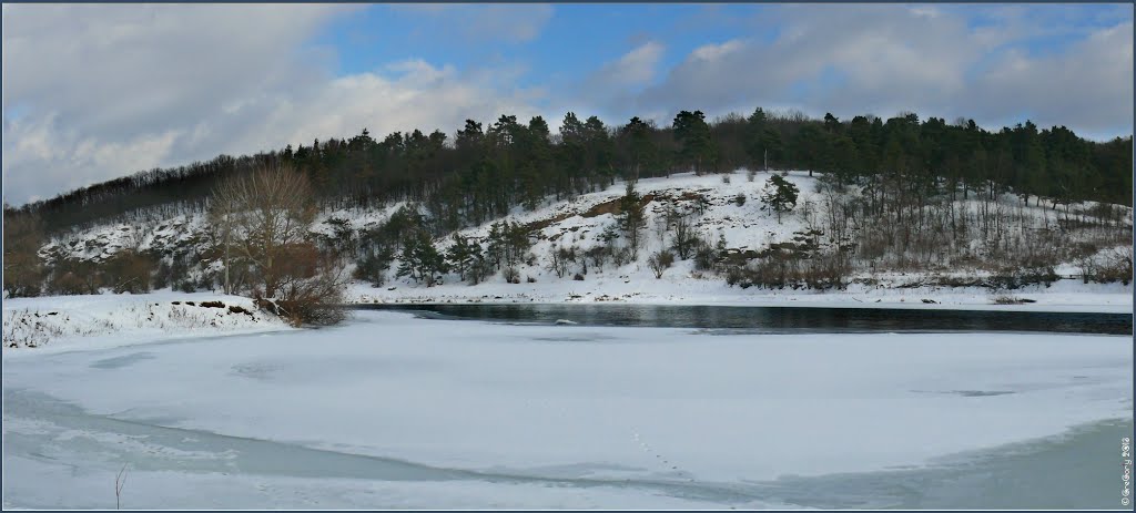 р.Південний Буг біля смт Тиврів / r.Southern Buh near the town Tyvriv 02.01.2011 13:55 Поділля, Україна / Podillya, Ukraine