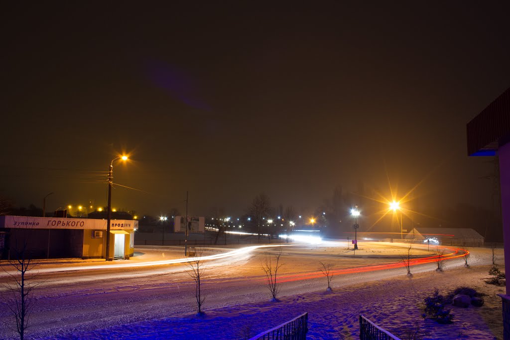 кільцева, вул. Горького (грудень 2013р.)