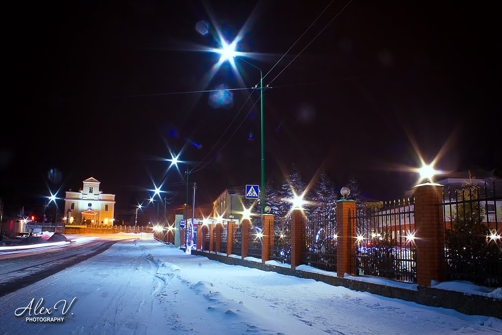 вул. 1 Травня, зима 2014 (біля санаторію "Радон")