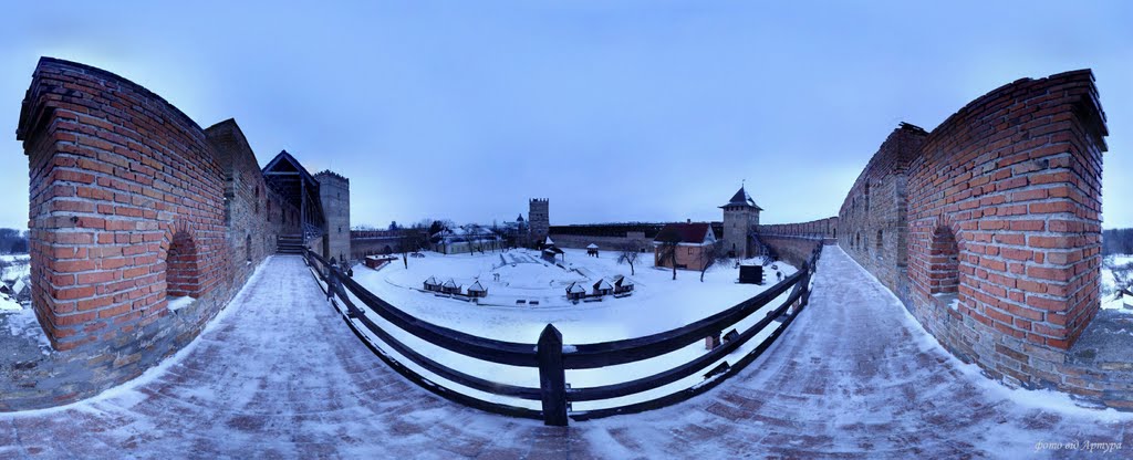 панорама замку Любарта 01.2011