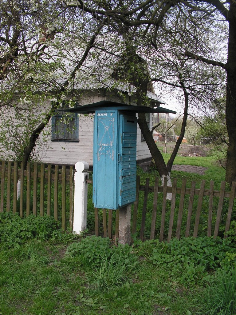Любомль. Ось такі були поштові скриньки. Шо цікаво, на вулиці Поштовій :-)