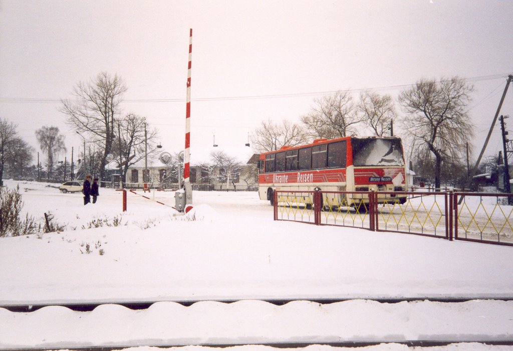 Любомль. Залізничний переїзд.