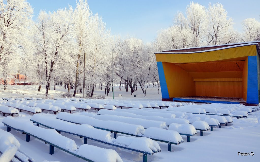 Літня естрада взимку / Summer stage in winter